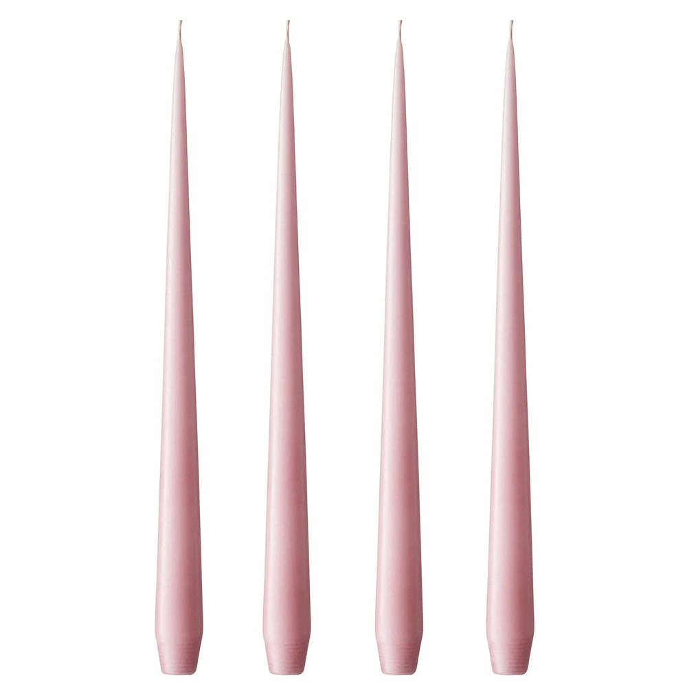 Ester & Erik dinerkaarsen 32 cm oud roze 4 stuks