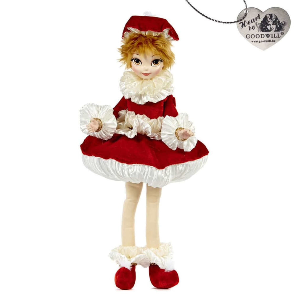 Goodwill kerstpop Girl Mushroom