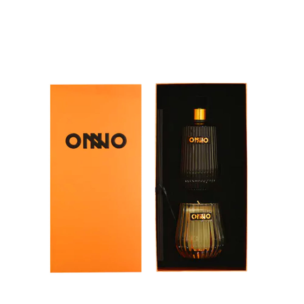 Onno giftset Eclectic kaars en geurstokken