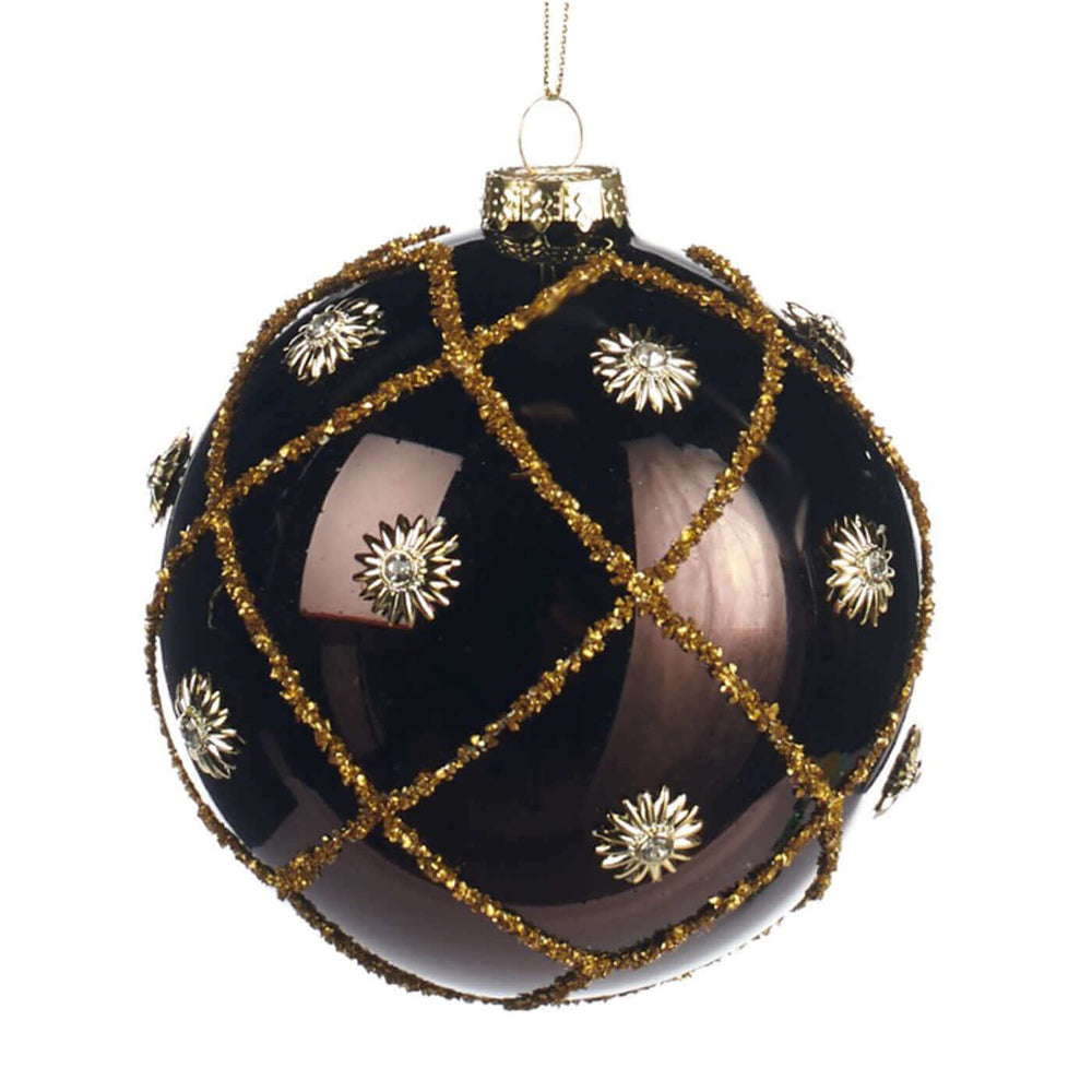 Goodwill kerstbal bruin speciaal set van 2