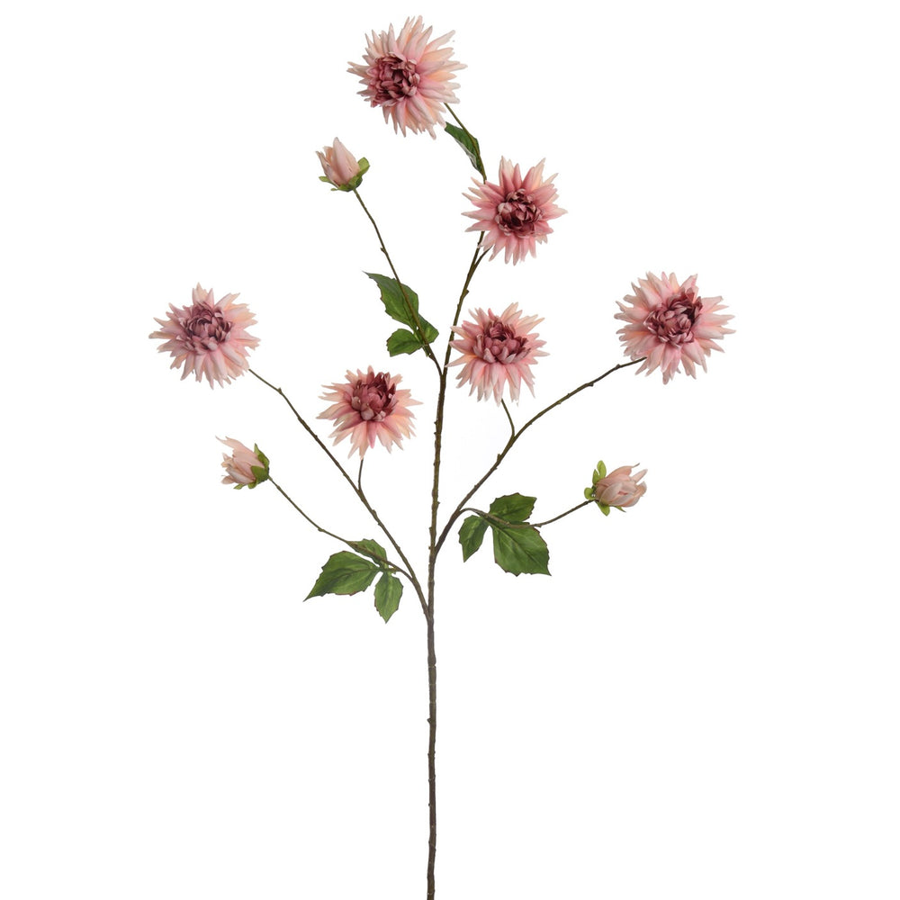 Zijden bloem dahlia pink 127 cm