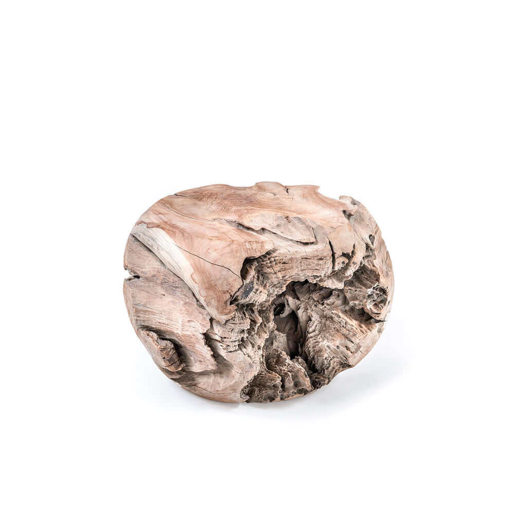 Bijzettafel root ball teak