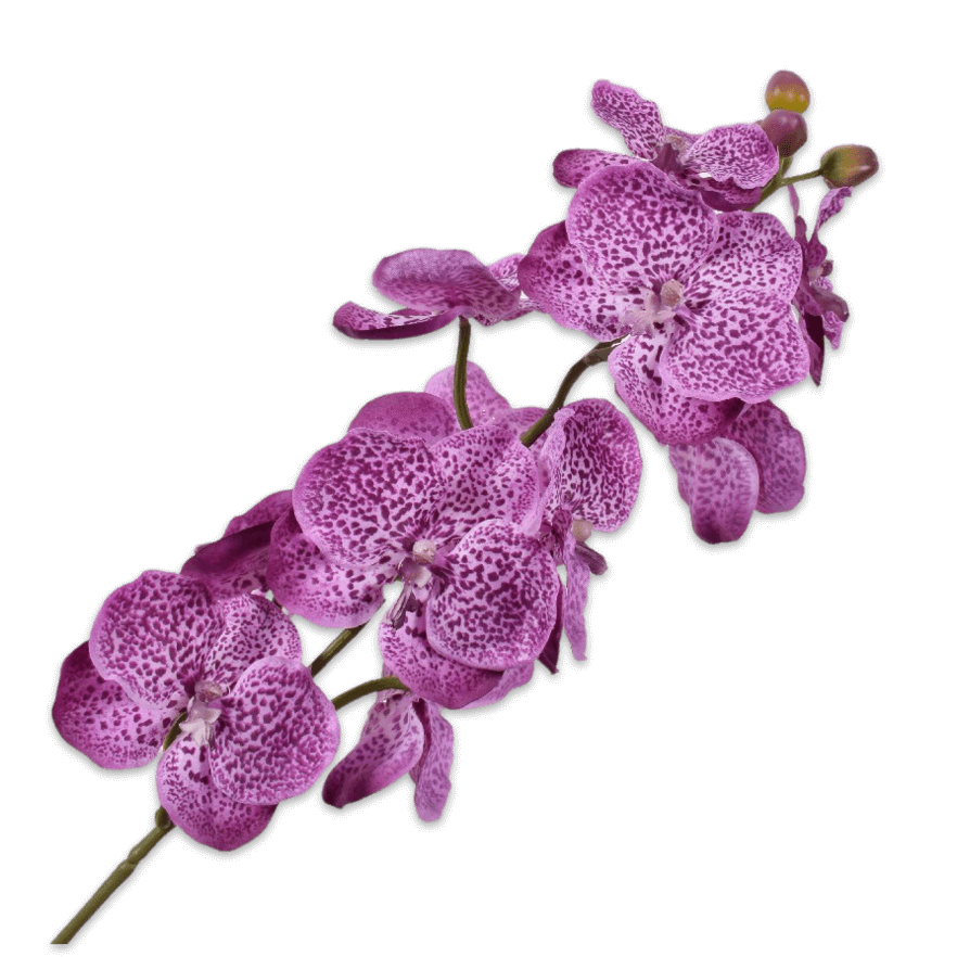 Silk-Ka bloem orchidee paars 78 cm