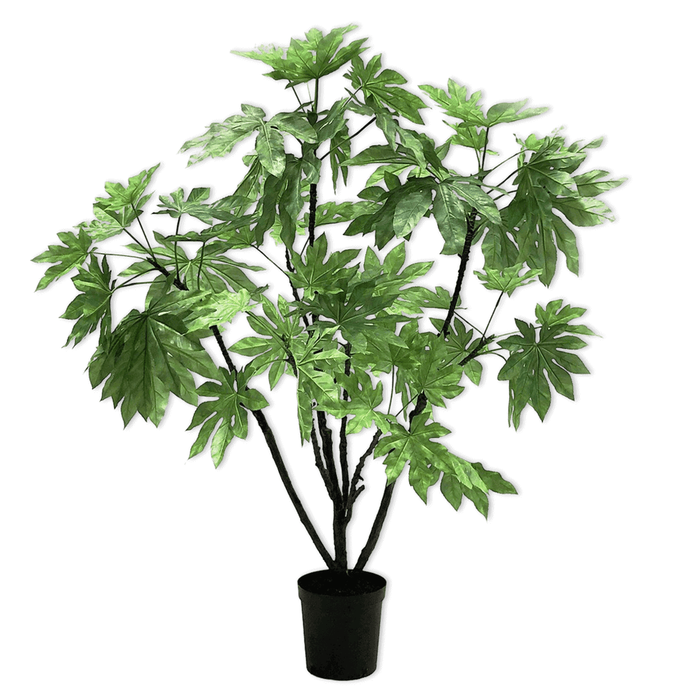 Silk-ka fatsia groen 150 cm