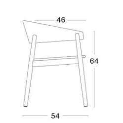 
                  
                    Vincent Sheppard Mona Dining Chair Zwart
                  
                