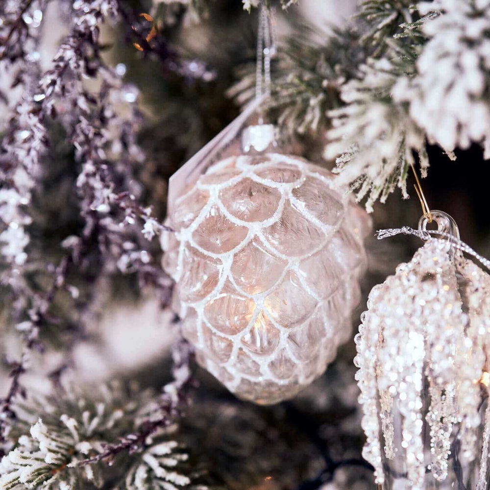
                  
                    Goodwill kerstbal frost pinecone wit set van 2
                  
                