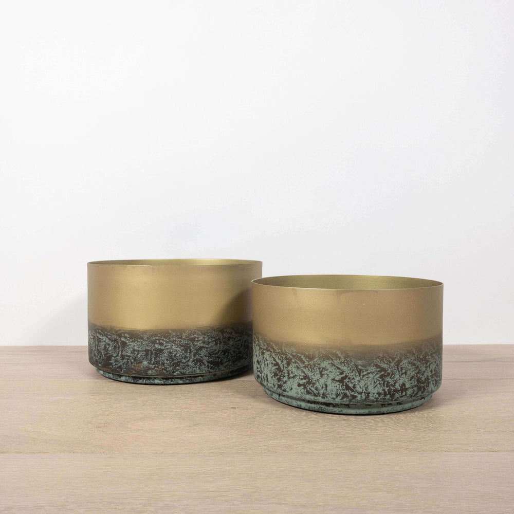 
                  
                    Outdoor kaarsen Dekocandle koper metal set van 2
                  
                