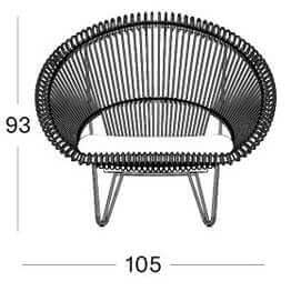 Vincent Sheppard Roy Cocoon Outdoor Chair - Color: Camel - KIT-GC073S022-S0606